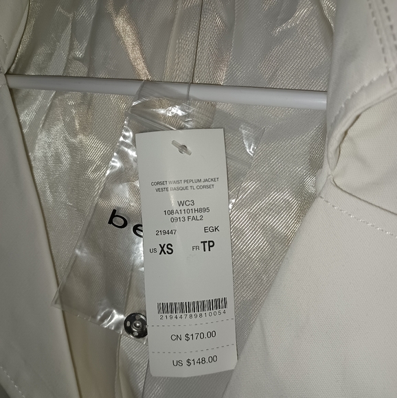 Women's XS BeBe Corset Style Jacket - Picture 5 of 7